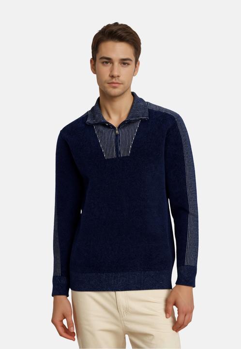 Produktbild Hajo Pullover Chenille Strickpullover Troyer (50)