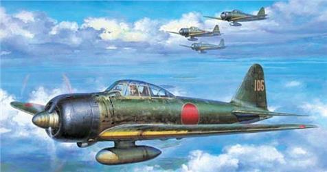 Actual product image Tamiya Mitsubishi A6M3/3a Zero Fighter (Zeke)