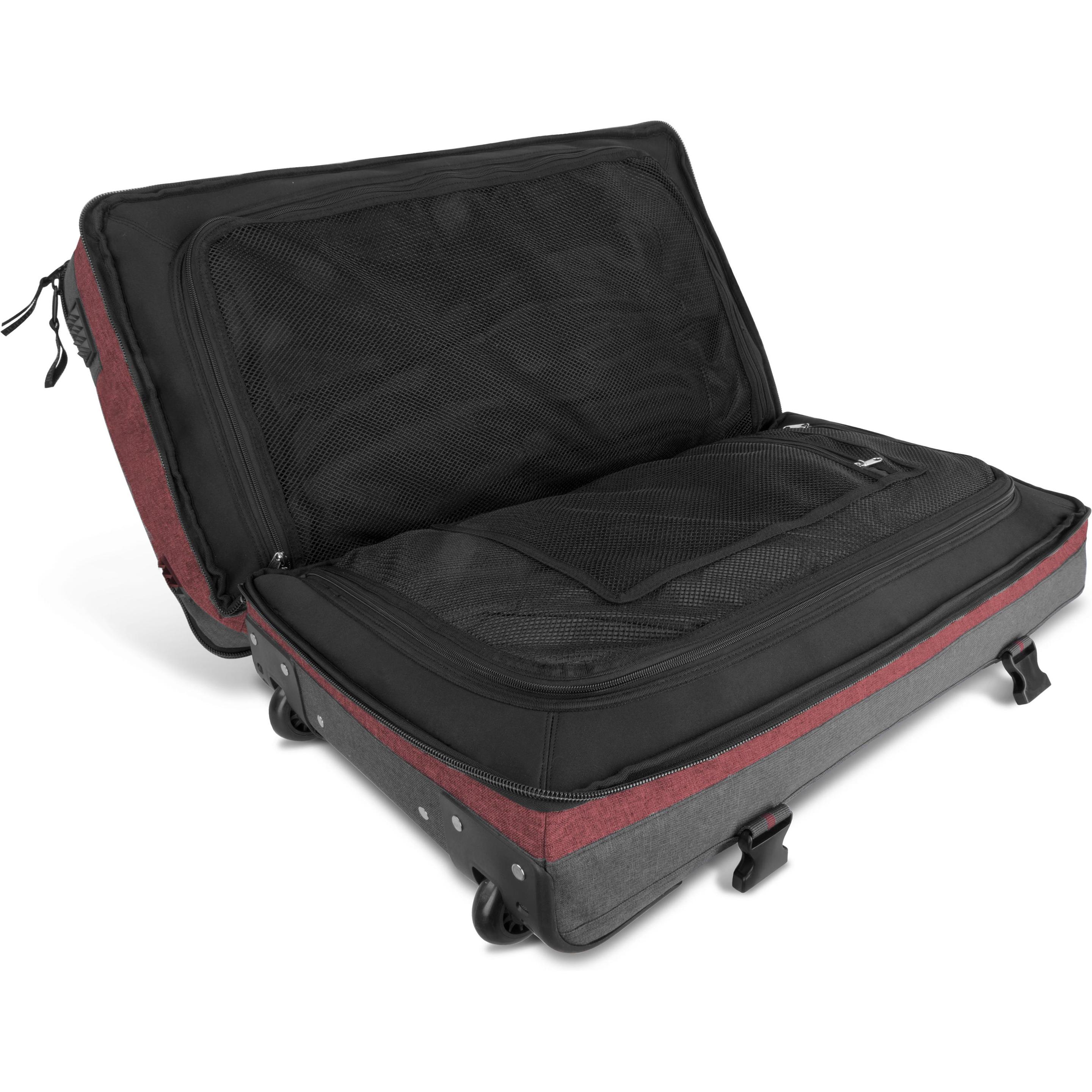 Thumbnail - Normani, Koffer, Reisetasche mit Handgepäckmass Aurori 45, Rot, Grau, (45 l, Handgepäck (bis 50l))