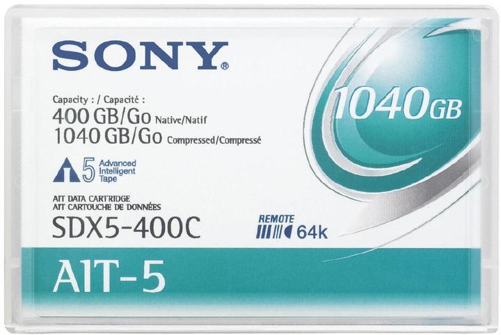 Actual product image Sony AIT-5 Tape SDX5-400C (AIT, 400 GB)