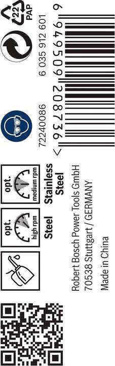 Actual product image Bosch Professional Zubehör Metal drill bits HSS-Co, DIN 338. For rotary drills/drivers (3.4 mm)