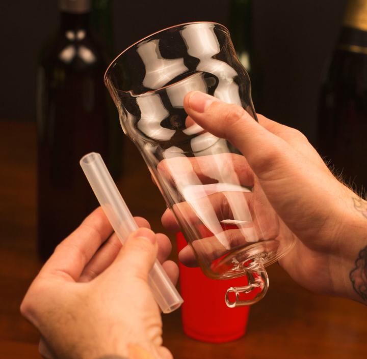 Actual product image Hoot Beer glass pint bong (0.47 l, 1 x)