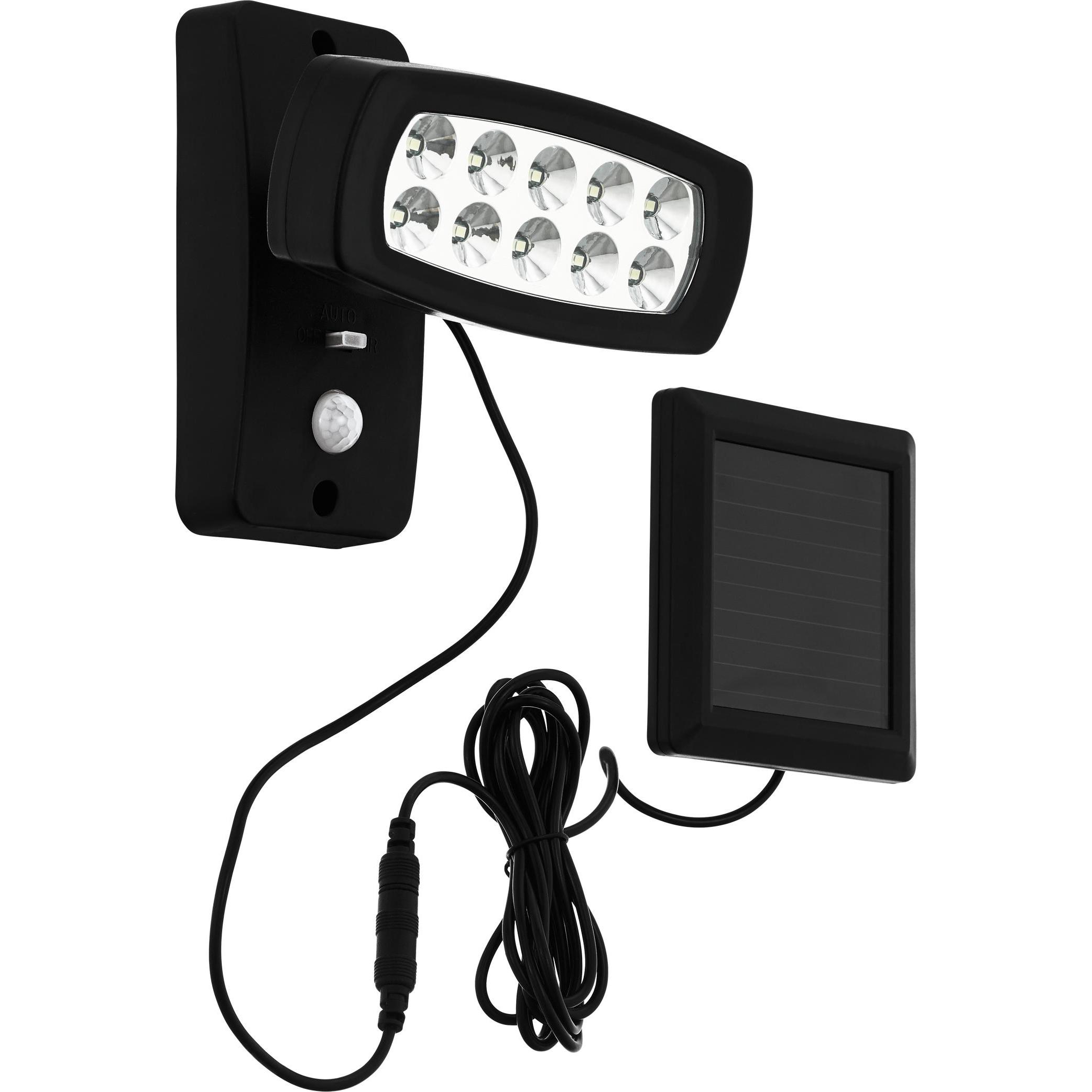 EGLO, Gartenbeleuchtung, 98187, Outdoor wall lighting, Black, Plastic, IP44, Facade, III (IP44)