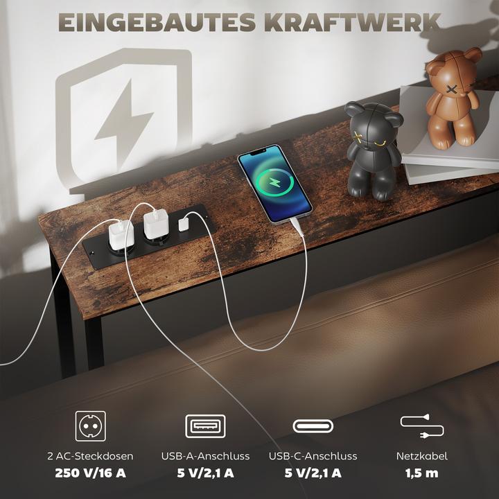 Produktbild Homcom Konsolentisch (160 x 20 x 80 cm)