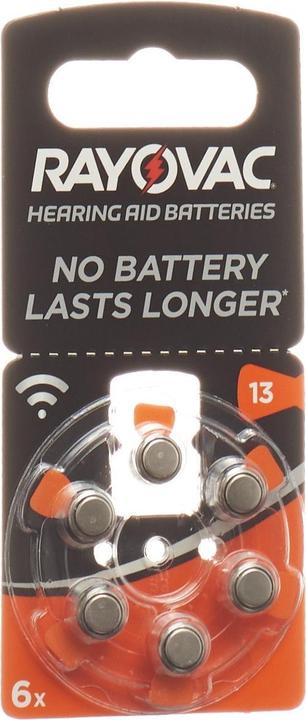 Actual product image Rayovac Acoustic Special 13 (6 pcs., PR48, 290 mAh)