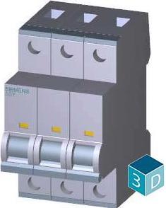 Produktbild Siemens Sicherungsautomat 5SY6 20A Typ B 6kA