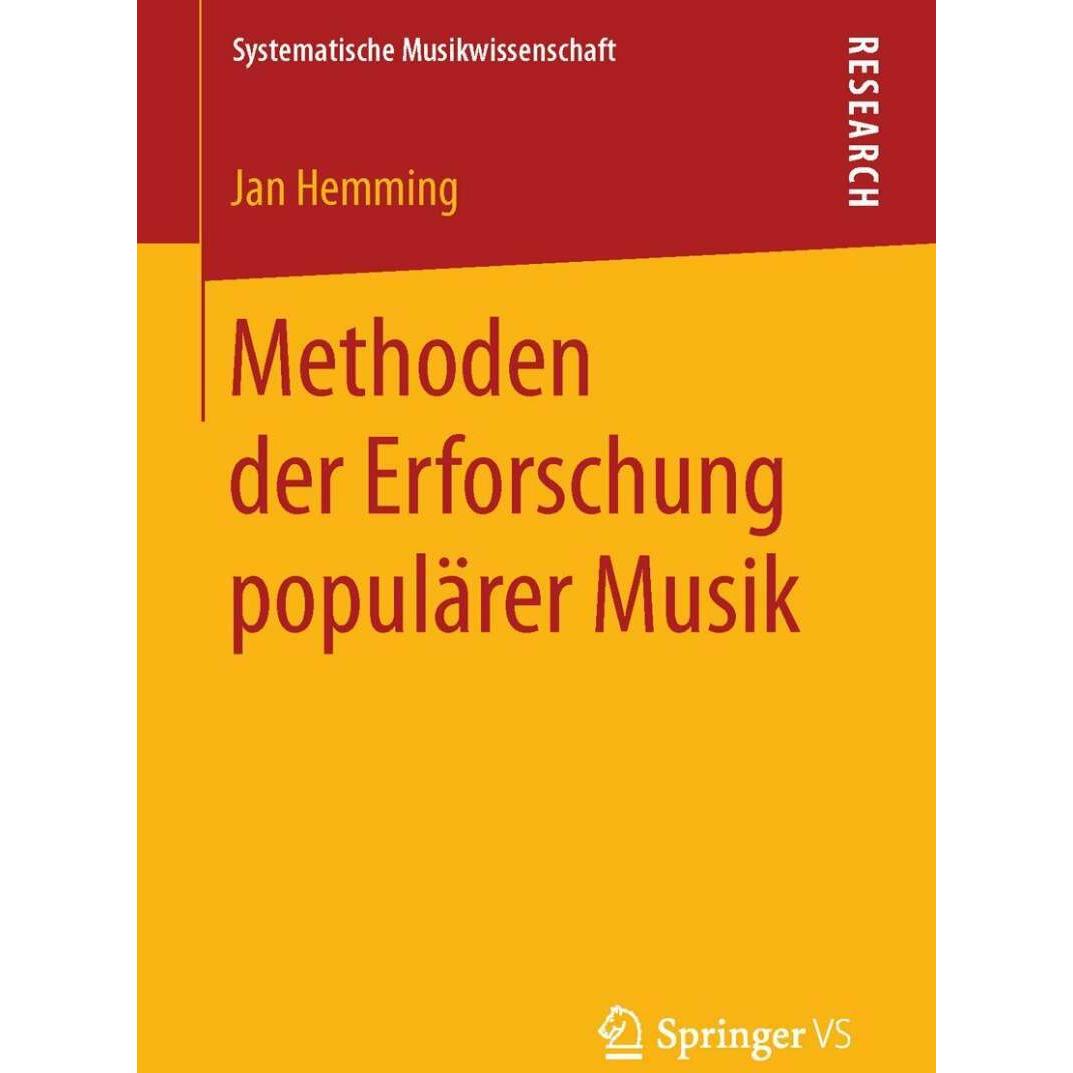 Methoden der Erforschung populärer Musik, Fachbücher von Jan Hemming