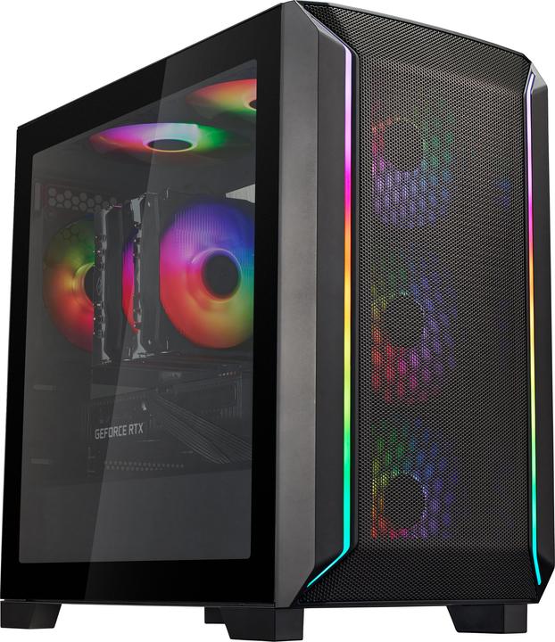 Produktbild Silverstone SST-FA312Z-BG - FARA High airflow and high capacity mATX gaming chassis (mATX, Mini-ITX)