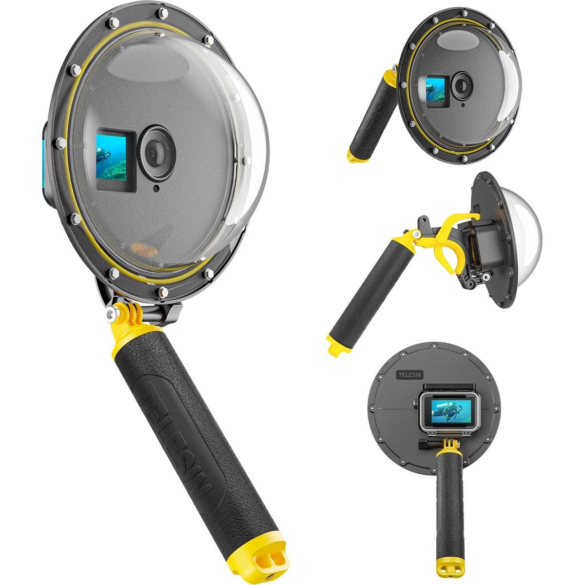 Telesin Porta a cupola per DJI Action 3/4, Accessori action cam, Multicolore