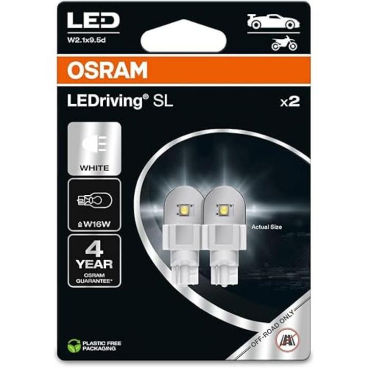 Actual product image Osram LEDriving cool white (W16W)