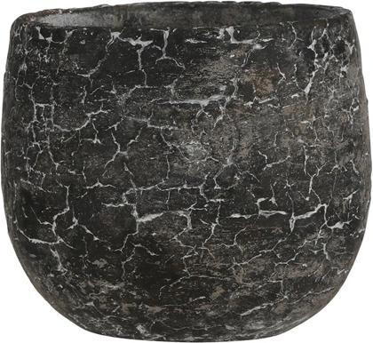 Mica Flowerpot Thomas 1042635, ceramics, Ø 16 cm, grey