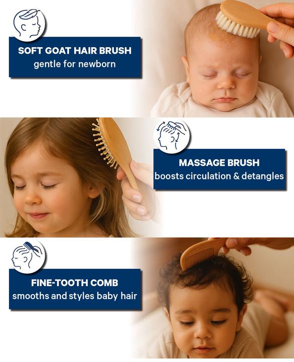 Image du produit Esmée Set de brosses à cheveux