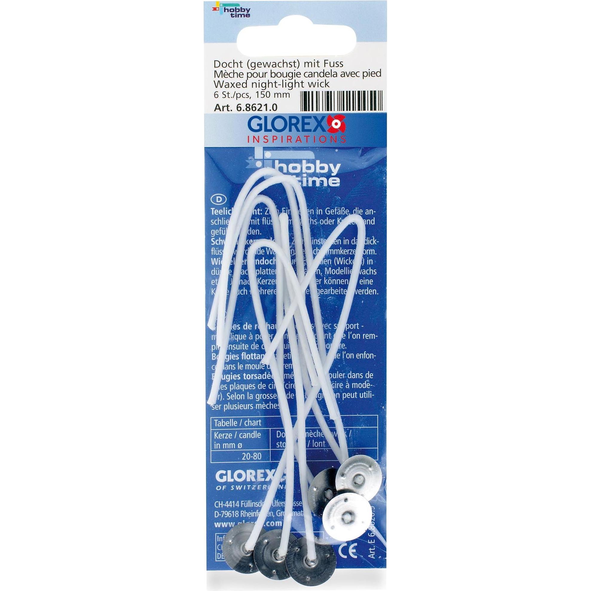 Glorex Docht gewachst