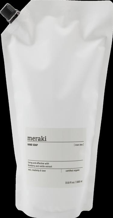 Meraki Savon pour les mains, recharge Linen dew (Recharges, 1000 ml)