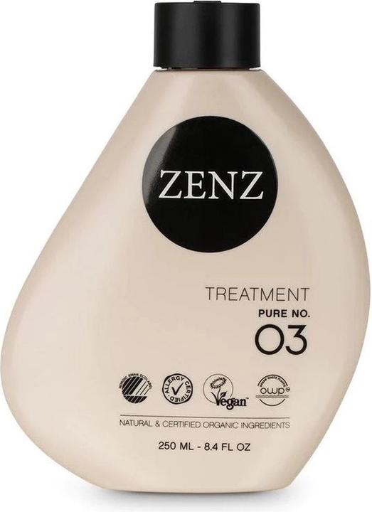 Image du produit Zenz Traitement capillaire PURE No. 03 250 ml Propriétés réparatrices et sans parfum Hydrate et nourrit (250 ml)