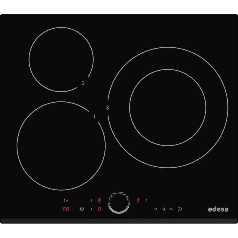 Edelsa Schwarz Edesa Eir-6331 B, Kochfeld,