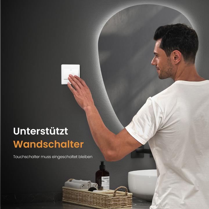 Actual product image Emke Bathroom mirror (80 x 60 cm)