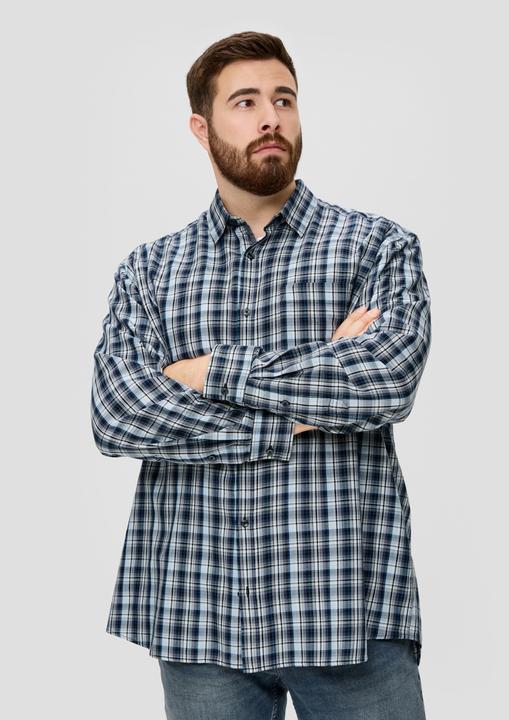 Produktbild s.Oliver Hemd Regular: Twill-Hemd aus Lyocellmix (4XL)
