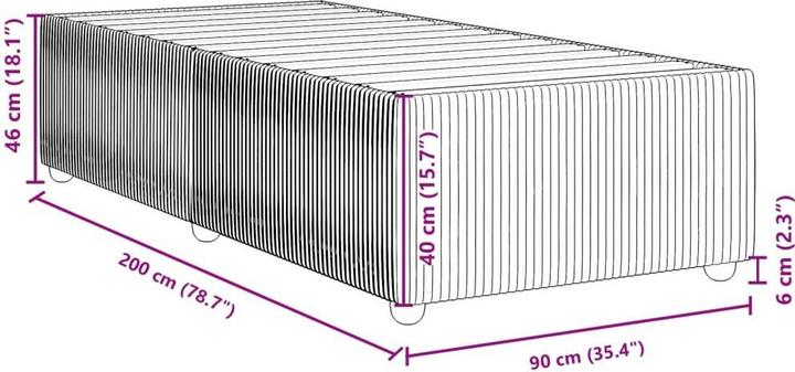 Image du produit VidaXL Lanita (90 x 200 cm)