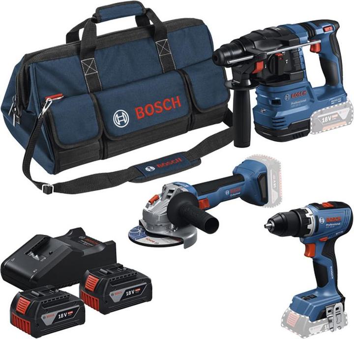 Produktbild Bosch Professional Bosch 6 Tool Kit GSR+GWS+GBH+GSA+GST+GSB