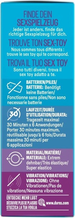 Actual product image Durex Pleasure (4 cm)