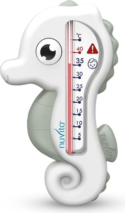 Produktbild Nuvita Badthermometer Seepferdchen grün