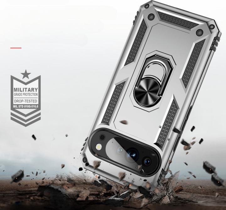 Actual product image Cover-Discount Google Pixel 10 / 10 Pro - Robustes Back Cover mit Kickstand (Google Pixel 10 Pro, Google Pixel 10)