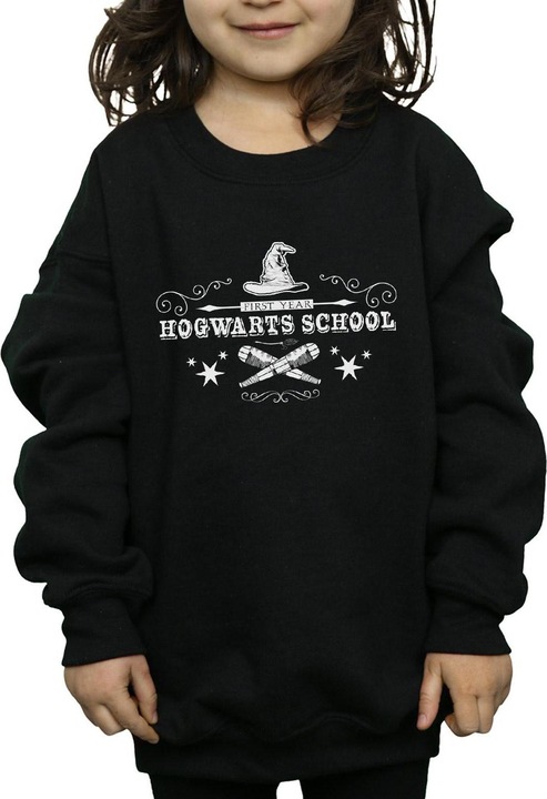 Actual product image Girls Hogwarts First Year Sweatshirt (128)