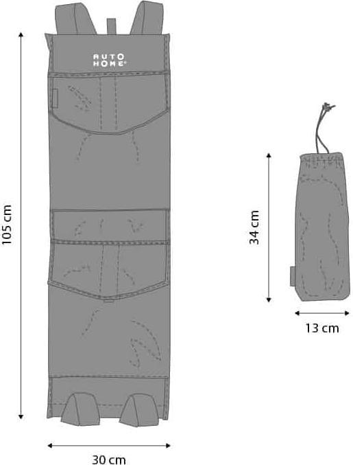 Image du produit Autohome Sacs pour échelles Roll-up Pockets