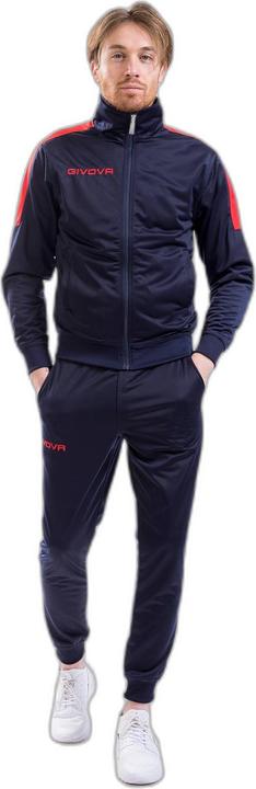 Actual product image Givova Tuta Revolution tracksuit navy blue-red TR033 0412 L (L)
