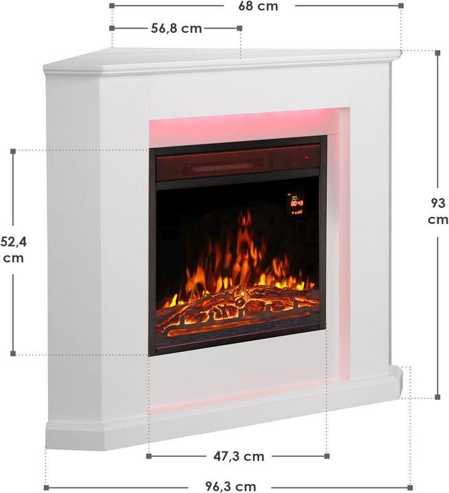 Produktbild Juskys Elektrokamin