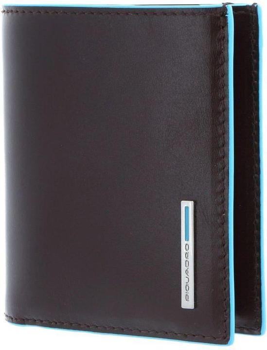 Piquadro Blue Square, Leather Card Holder, PP1518B2, Brown, Unisex