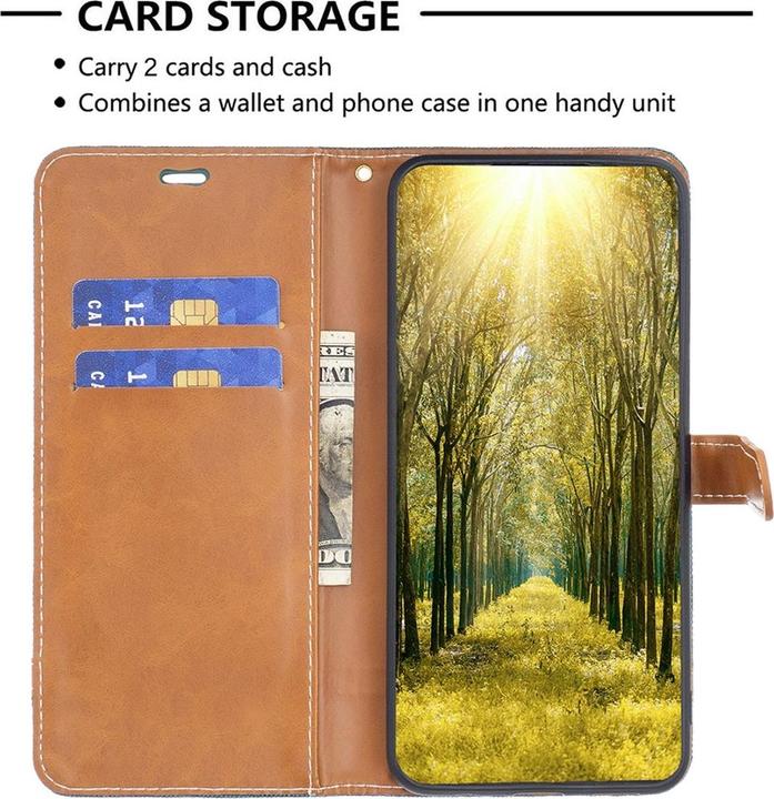 Produktbild König Design Hülle Handy Schutz für Apple iPhone 15 Pro Max Case Cover Wallet Klapp Tasche (Apple iPhone 15 Pro Max)