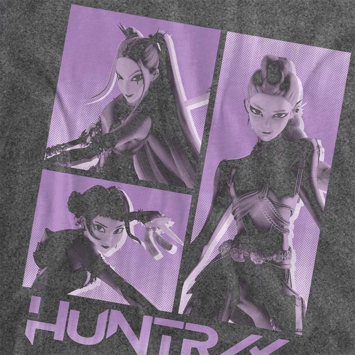 Image du produit K-Pop Demon Hunters - T-shirt motif Huntr/X style Groupe - Adulte (L)