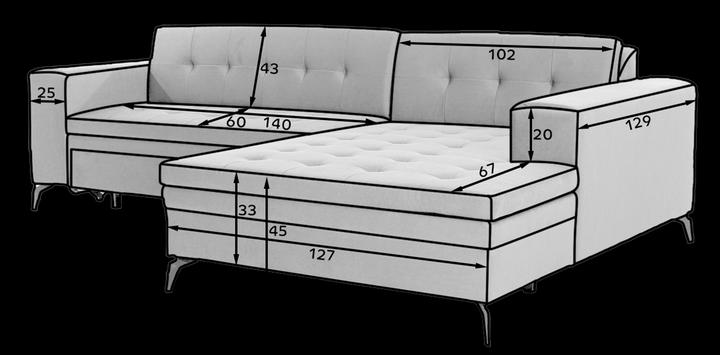 Immagine prodotto ELTAP Finché (Divano ad angolo, 4 posti, Divano letto)
