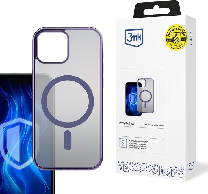 Produktbild 3MK Frosty MagCase Purple Case for Apple iPhone 12/12 Pro - purple (Apple iPhone 12)