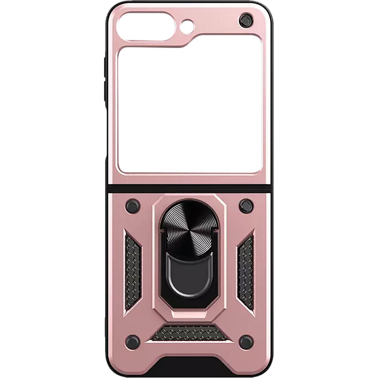 Avizar Skin ArmoRing Hülle Series (Samsung Galaxy Z Flip5), Smartphone Hülle, Rosa