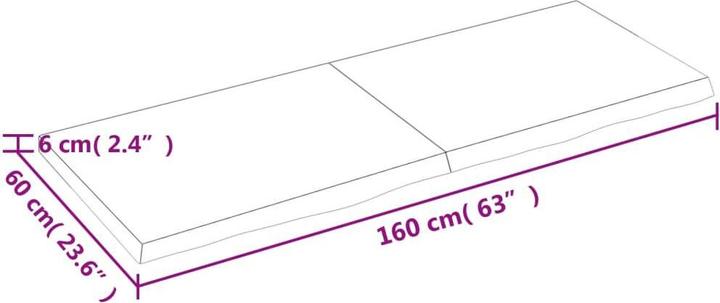 Immagine prodotto VidaXL Gianna (160 x 60 x 6 cm)