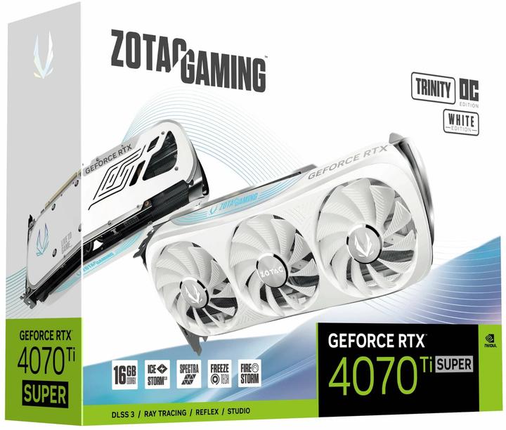 Produktbild Zotac GeForce RTX 4070 Ti SUPER Trinity OC White (16 GB)
