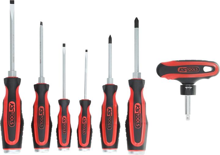 Actual product image KS Tools ERGOTORQUEmax impact cap screwdriver set (Inner square)