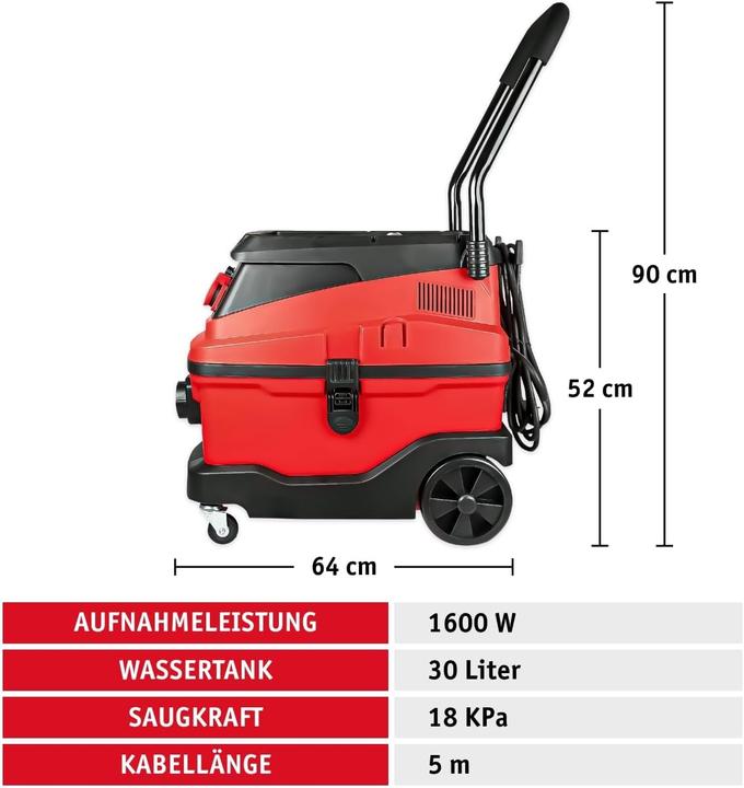 Actual product image Walter Multifunktionssauger mit Wasserfilter (Wet dry vacuum cleaner)