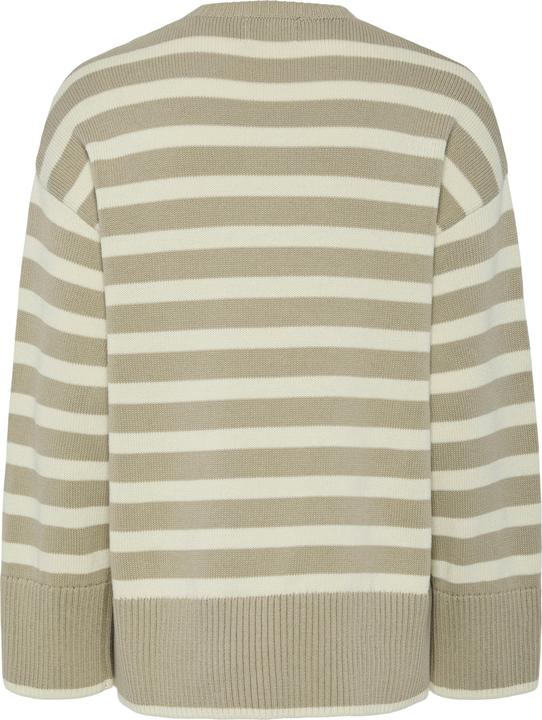 Produktbild Pieces Pcava Ls O-Neck Slit Knit Noos (M)