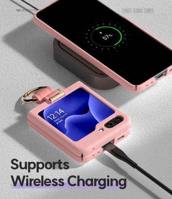 Actual product image Goospery Gold Ring Case Series Cover (Samsung Galaxy Z Flip6, Samsung Galaxy Z Flip7 FE)