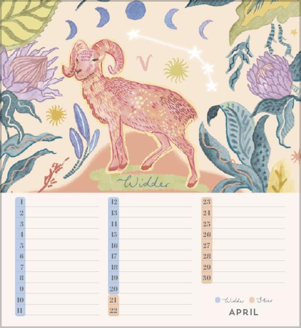 Produktbild Geburtstagskalender Sternzeichen
