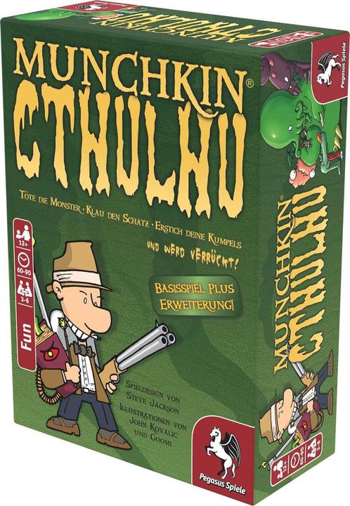 Produktbild Pegasus Munchkin Cthulhu 1+2 (Deutsch, 3 - 6 Spieler)