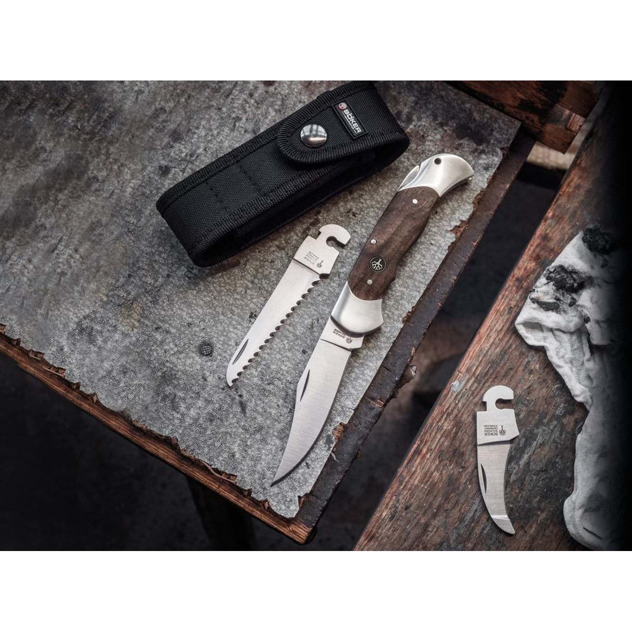 Thumbnail - Böker, Mehrzweckmesser, Optima Walnuss Set II (9 cm)