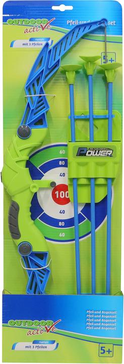 Actual product image Outdoor Active Large bow and arrow set with 3 arrows