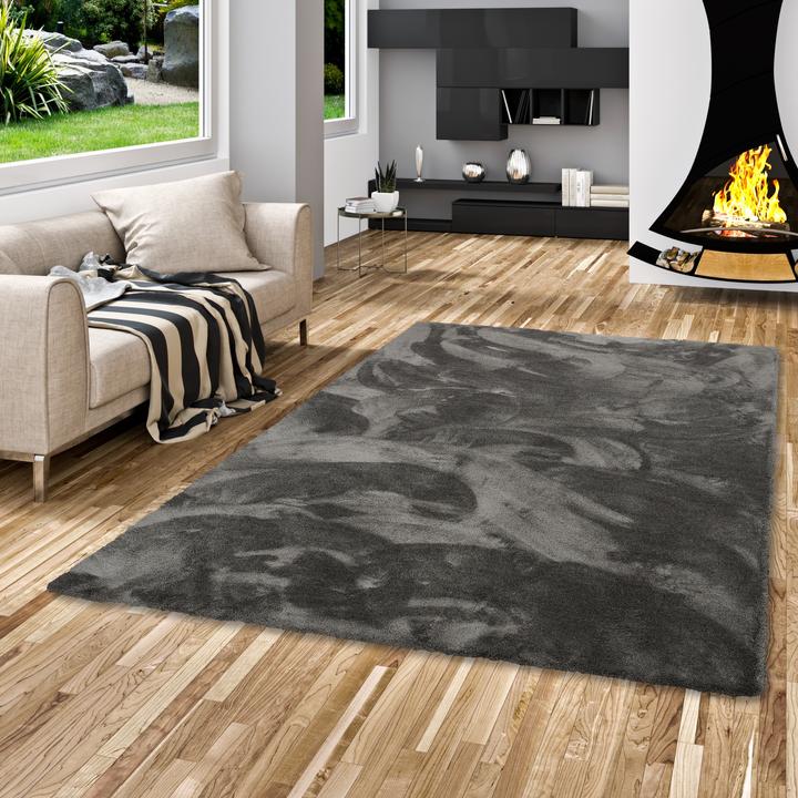 Image du produit Snapstyle Tapis shaggy de luxe à poils hauts Velours (100 x 100 cm)