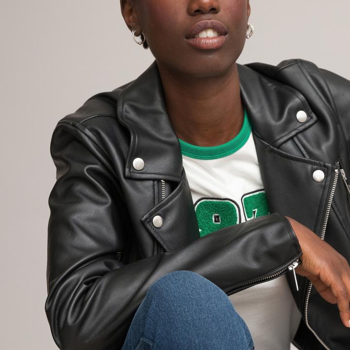 Image du produit La Redoute Collections Veste de motard en similicuir (38, 42)