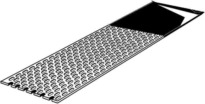 Actual product image Bird Flat aluminium ventilation profile 150 mm